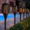 XXL 96 led Lángokat imitáló napelemes szolár nagyméretű energiatakaré LED lámpa
