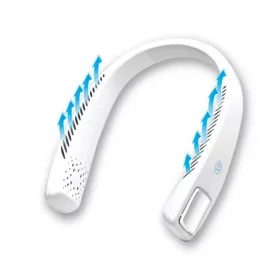   Hordozható nyakventillátor 3 fokozat, kéz nélküli használat, könnyű és rugalmas