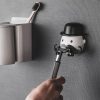 Borotvatartó figura, tapadókorongos rögzítés, higiénikustárolás, eltávolítható