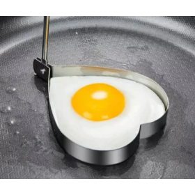 Rozsdamentes Acél Tojássütő Formák (5db-os szett)