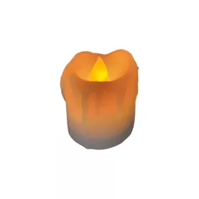 Led mécses meleg fényű - elemmel