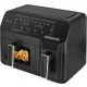Air fryer Forró levegős dupla kosaras sütő XXL 8,3L 2700W 2 főzőzóna dual zone