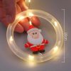 Karácsonyi LED fényfüzér karácsonyi figurákkal, melegfehér 3 méter