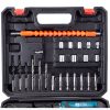 Cordless drill and screwdriver set with 28 accessories + 2 36V Li-ion batteries