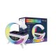 Zelux Multimedia bluetooth speaker, wireless charging pad, RGB, LED light