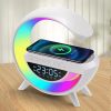 Zelux Multimédiás bluetooth hangszóró, vezeték nélküli töltőpad, RGB, LED lámpa