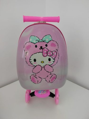 Gyerek Roller Bőrönddel, Összecsukható hellokitty