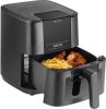 ECG Air Fryer 5,5L olaj nélküli forró levegős fritőz digitális kijelzővel, ablak