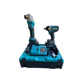   Dauerkraft akkus 2 darabos szerszám szett - sarokcsiszoló és ütve csavarozó