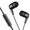 HOCO M97 vezetékes fülhallgató headset + Mikrofon (3,5mm Jack) Fekete