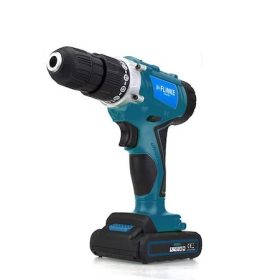   Flinke fúró és csavarozó szett 28 db kiegészítővel + 2 db akku kék
