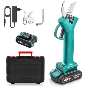   Akkus metszőolló kézi ágvágó 2 db 68V akkumulátor kofferban