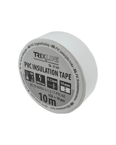 TR-IT 101 PVC szigetelőszalag 10m- fehér