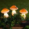 LED Szolár Dekor Gomba Lámpa – IP44 vízálló, napelemes kültéri világ DS006