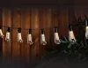 Retró Edison körte izzó forma LED Szolár Napelemes Dekor Lampion 10db 4,7m DS010