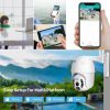 Kültéri WiFi Kamera 1080P, Vízálló, Forgatható és Mozgásérzékelős Megfigyelő