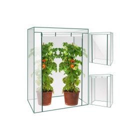   Mini fóliasátor, üvegház, melegház erkélyre, növénytermesztéshez, 150x103x52 cm