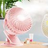 Csíptethető mini asztali ventilátor akkumulátorral