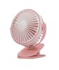 Csíptethető mini asztali ventilátor akkumulátorral