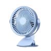 Csíptethető mini asztali ventilátor akkumulátorral