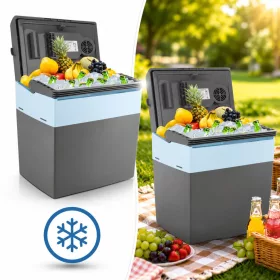   Dual hordozható hűtőláda 25L 12V/230V, hűtő és melegítő funkció, autóba-otthonra