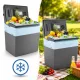 Dual hordozható hűtőláda 25L 12V/230V, hűtő és melegítő funkció, autóba-otthonra