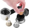 Eszpresszó kávéfőző - nespresso kapszula adapterrel, gőzfúvókával inox ESP 20501