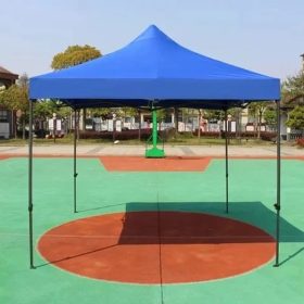   Összecsukható, kerti pavilon, sörsátor ponyvával, 3x3 méter kék