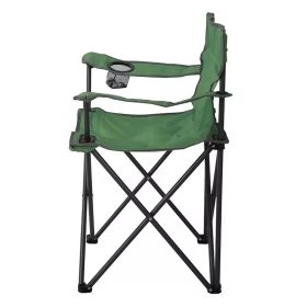   Összecsukható Italtartós Kemping-Horgász Szék max 100 kg - zöld