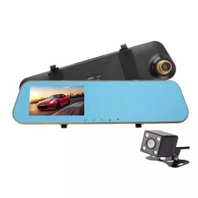   Visszapillantó tükörbe épített menetrögzítő és tolatókamera LCD kijelzővel