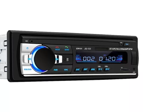 1 DIN Autórádió Bluetooth Kapcsolattal – USB, SD, AUX, FM, Távirányító