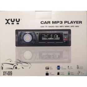 Autós Fejegység 1Din, MP3, USB, Bluetooth AUX/SD/TF/USB