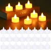LED teamécses, gyertya, meleg fehér, gombelemmel
