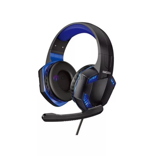 Vezetékes gamer fejhallgató, headset 3,5 mm-es Jack csatlakozóval Kakusiga KSC-7