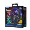 Vezetékes gamer fejhallgató, headset 3,5 mm-es Jack csatlakozóval Kakusiga KSC-7