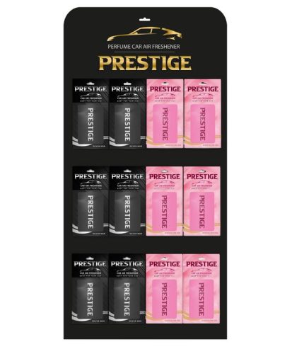 Prestige Premium Car Air Freshener - 1 pc, mixed scents on display

