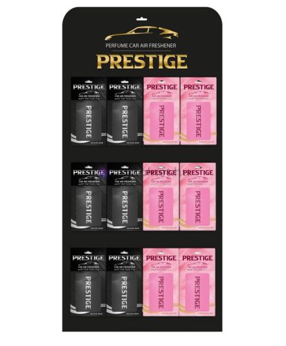 Prestige Parfume Car Freshener 48 pcs/display 4x12 different scents