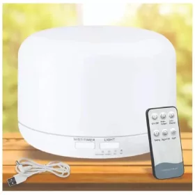   RGB aromaterápiás párologtató, ultrahangos párásító, távirányító 300 ml