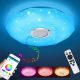 LED lámpa 24W RGB Bluetooth, okos gyémánt mintás lámpa zenével és távírányítóval