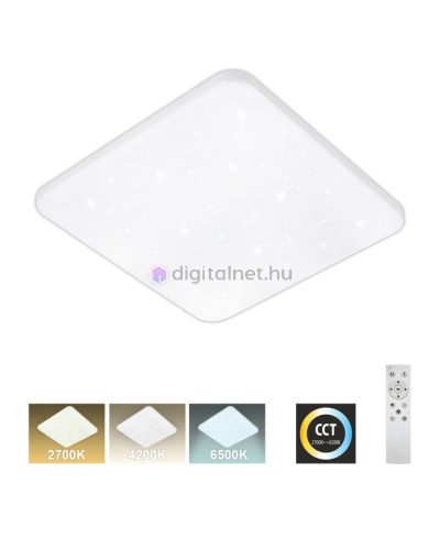 Állítható CCT 36W Modern Mennyezeti Lámpa 43x43 cm FLORA TR-604S LED