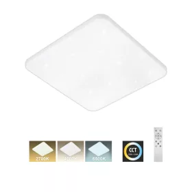 LED mennyezeti lámpa TR-605S - FLORA 60W 5700lm 53x53cm CCT + távirányító