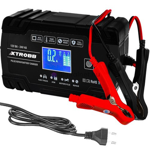 Automata Akkumulátor Töltő 12V / 24V – Mikroprocesszoros Vezérlés, Érintőpanel,