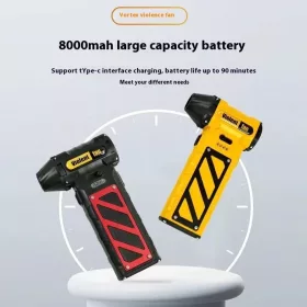   Nagy Teljesítményű Elektromos Turbo Ventilátor és porszívó – 8000mAh  110000RPM