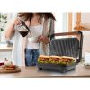 Elektromos Szendvicssütő és Kontaktgrill - 1500W, Tapadásmentes Felület