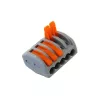 5-utas vezetékösszekötő szett, 0.2-4 mm2 32A, 250V/4kV, 10 db