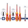 VDE szigetelt csavarhúzó készlet, 5 db, SL & PH, 1000V, IEC 60900 tanúsítvánnyal