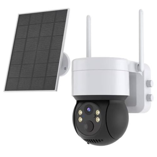 ICSee Napelemes WiFi Smart Kamera – Full HD, kültéri, éjjellátó, kétirányú hang