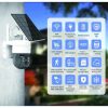ICSee Napelemes WiFi Smart Kamera – Full HD, kültéri, éjjellátó, kétirányú hang