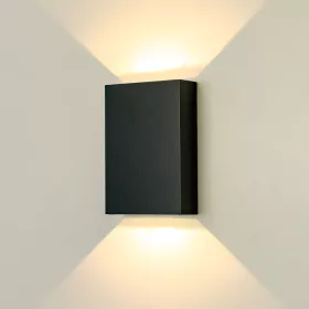 Modee LED kültéri fali lámpa 4W, 450 lumen, IP65, fekete természetes fehér fény
