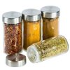 Forgatható fűszertartó állvány 12 db üveggel – Rozsdamentes acél, 22 cm inox